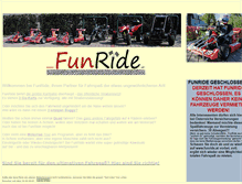 Tablet Screenshot of funride.at